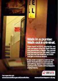 walk in a punter advert
