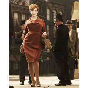 Framed Christina Hendricks Photograph 25cm