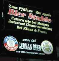 bier stuble sign