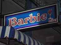 Barbie Bar sign