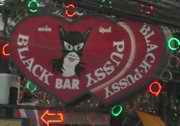 Black Pussy Bar sign