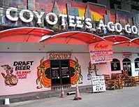 Coyotee's frontage