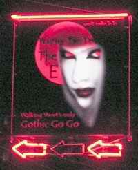 Gothic Gogo sign (The E)