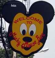 Mickey Mouse sign