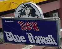 New Blue Hawaii sign