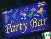 Party Bar sign