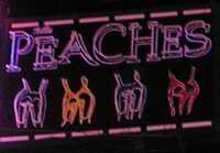 Peaches sign