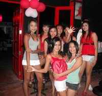 Red Door with girls