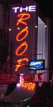 Roof Night Club neon
