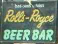 Rolls Royce bar sign