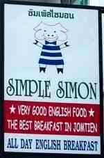 Simple Simon sign