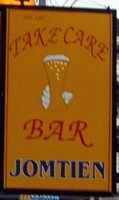 Take Care bar sign