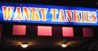 Wanky Tankies sign