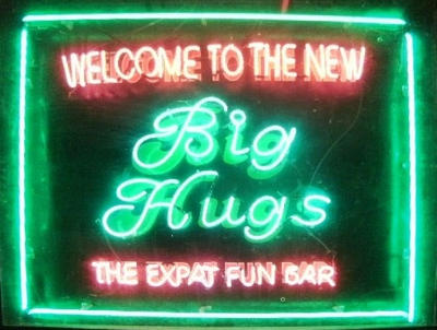 big hugs sign