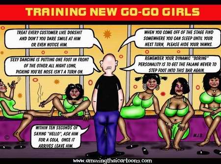Training New GoGo Girls from www.amuzingthaicartoons.com