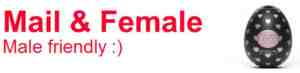 mail and female logo