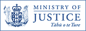 New Zealand Ministry of Justice logo