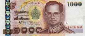 1000 Baht note