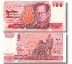 100 baht note