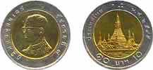 10 Baht coins