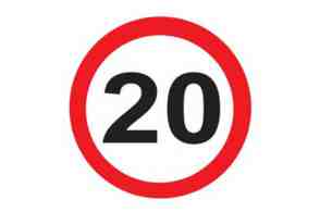 20 sign