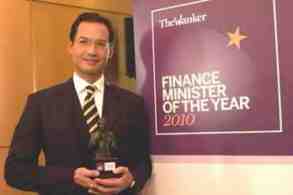 finance minister of the year 2010