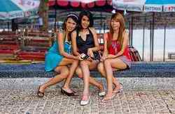 Pattaya Beach Road girls