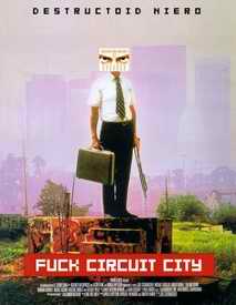 Fuck Circut City poster mock up