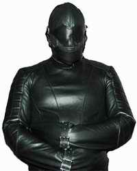 Straitjacket and face mask