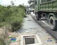 Missing man hole cover