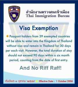 Visa exemptions