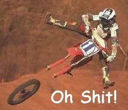 Oh Shit, Motorbike crash