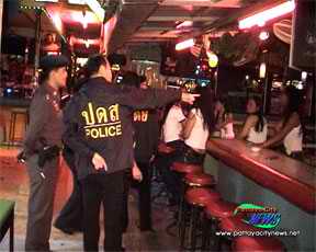 Bangkok police raid