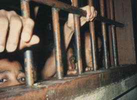 Behind bars