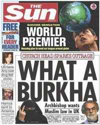Sun Headline: What a Burkha