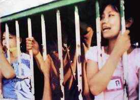 Burmese workers being deported
