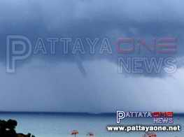 Typhoon over Jomtien beach