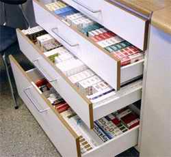 Under the counter cigarettes