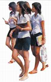 Thai student attire
