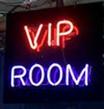VIP room neon