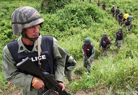 Thai police in the south