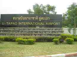 u tapao airport sign