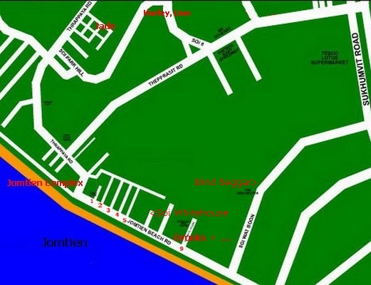 Map: Jomtien